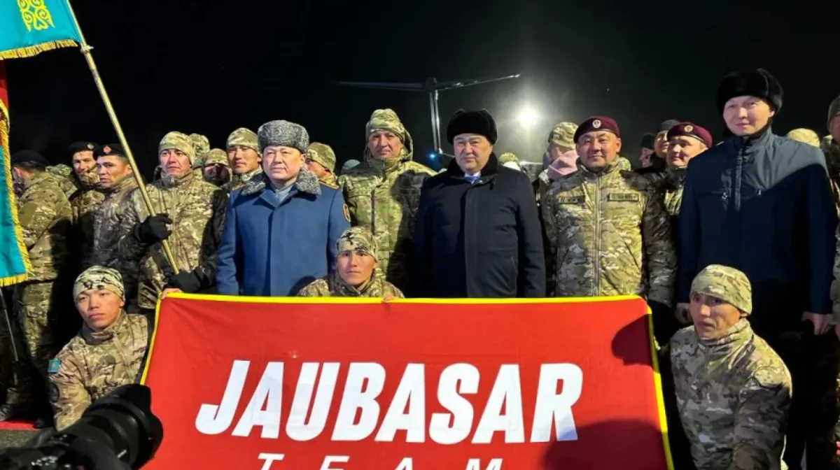 Казахстанский спецназ, триумфально выступивший в Дубае, торжественно встретили в Астане