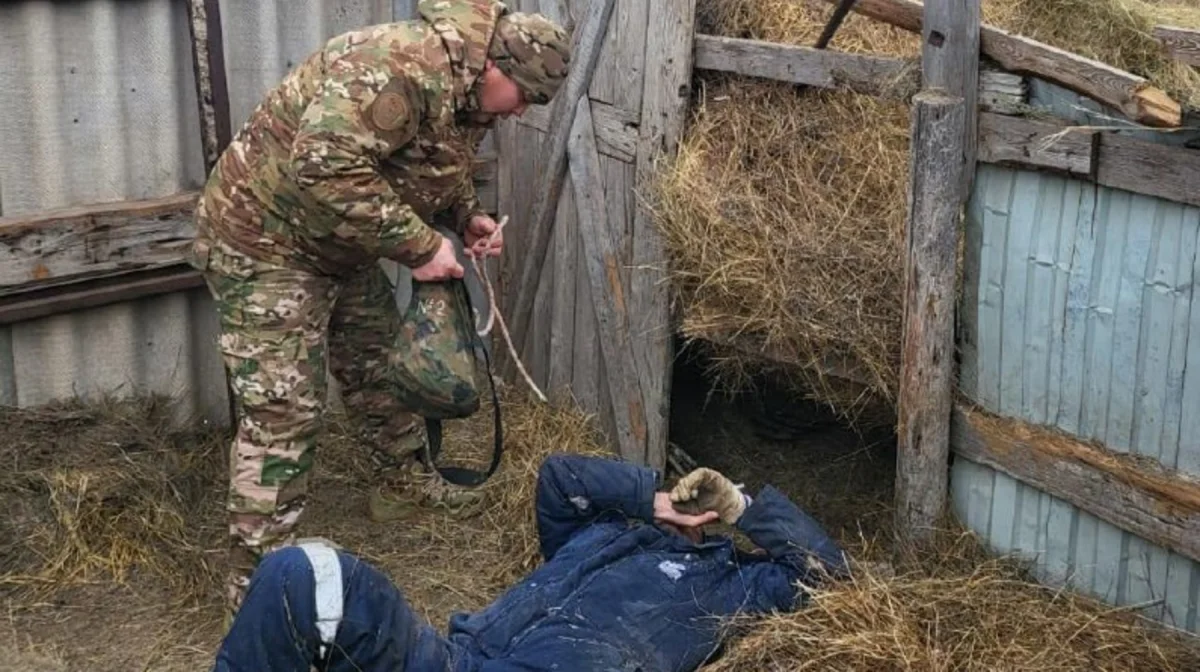 БҚО-да ер адамды 300 келі шөп басып қалған