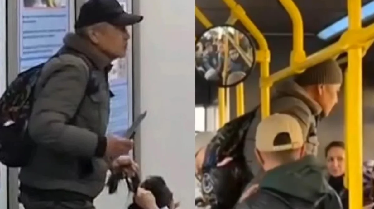 Задержанный в аэропорту Алматы мужчина ранее нападал на женщину в автобусе