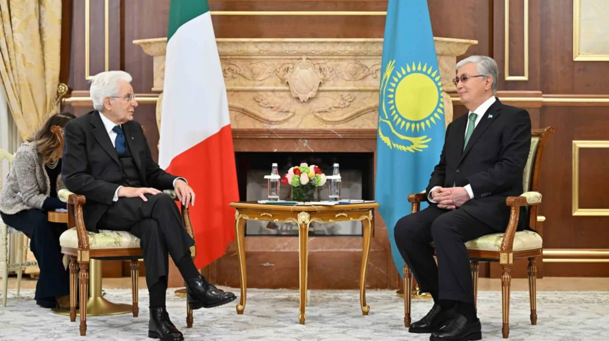 Тоқаев Италия президенті Серджо Маттарелламен кездесті