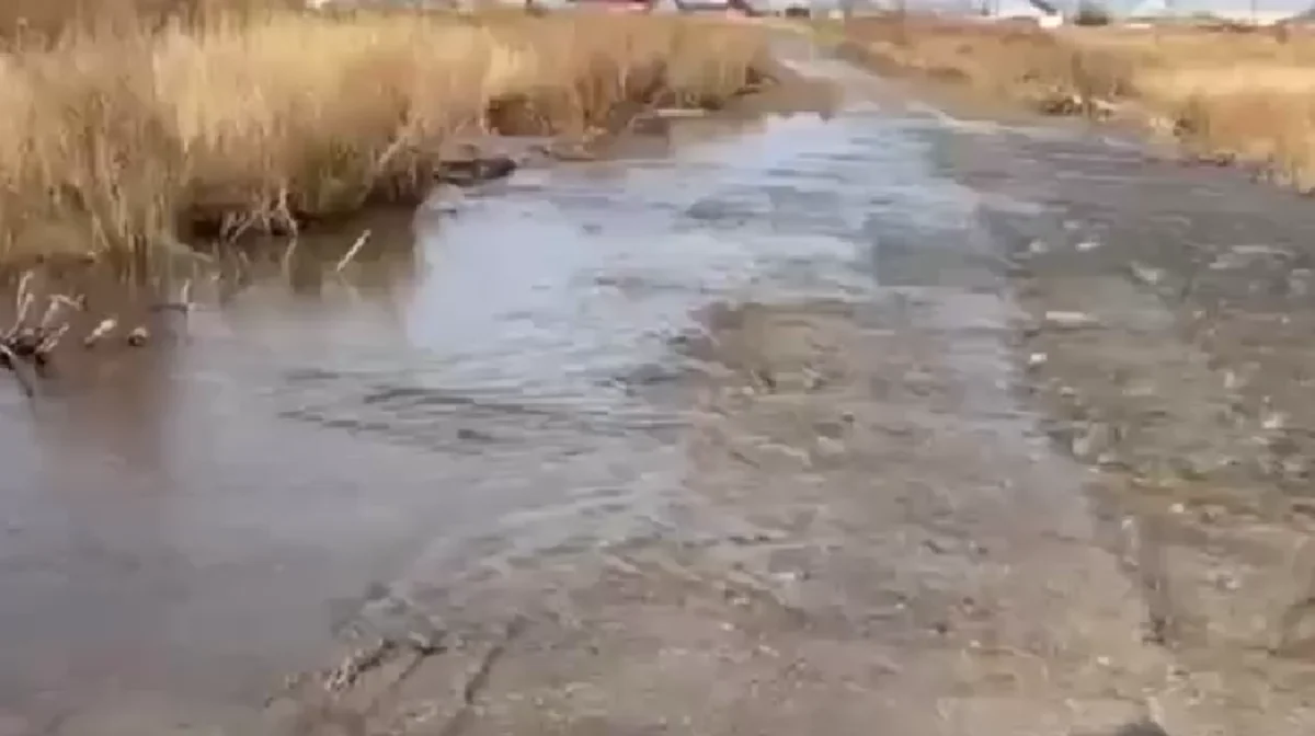 Қостанай облысында республикалық маңызы бар жолды су басты