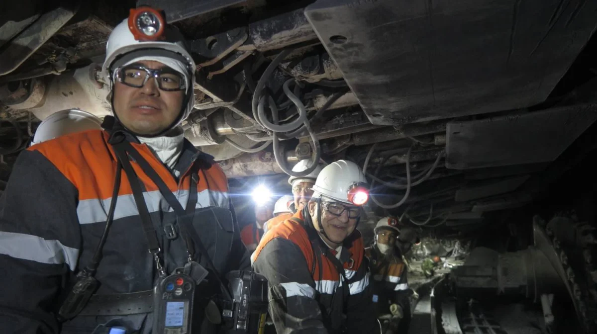 Министр спустился в шахту «Саранская»