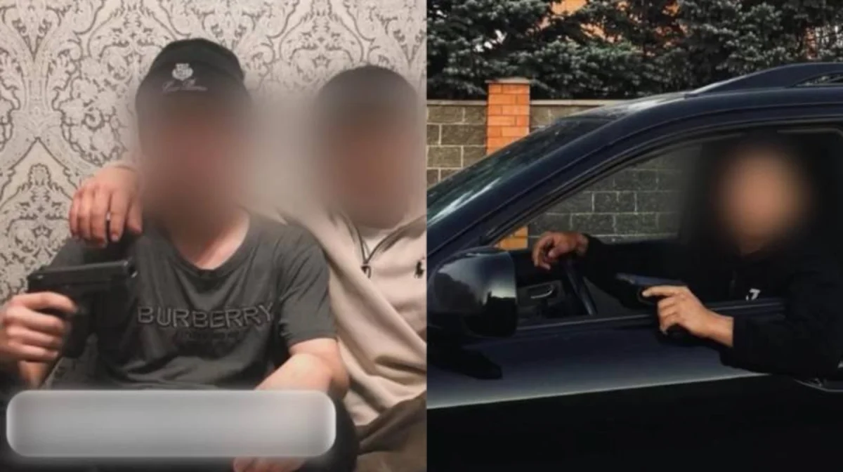 Казахстанские подростки устроили фотосессию с оружием ради хайпа в TikTok