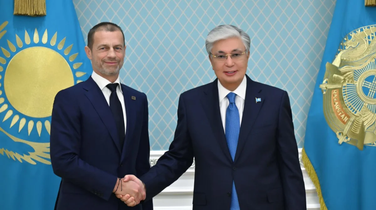 Президент УЕФА посетил Астану: в центре внимания — казахстанский футбол