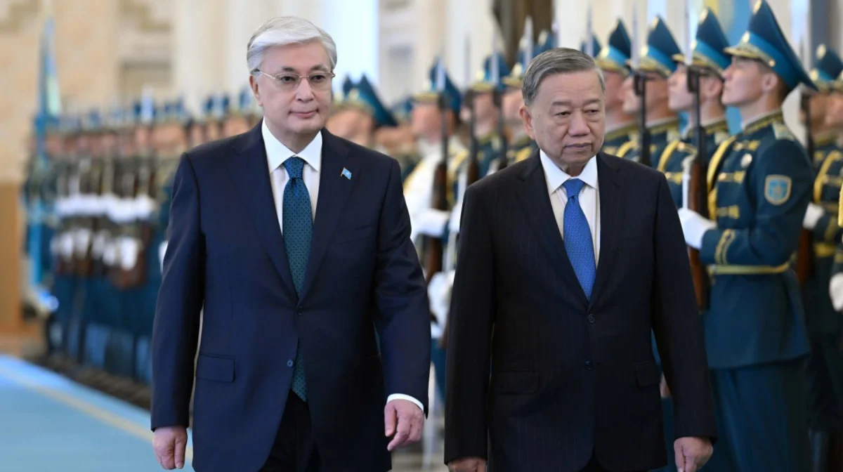 Тоқаев Вьетнам Коммунистік партиясының бас хатшысын қарсы алды