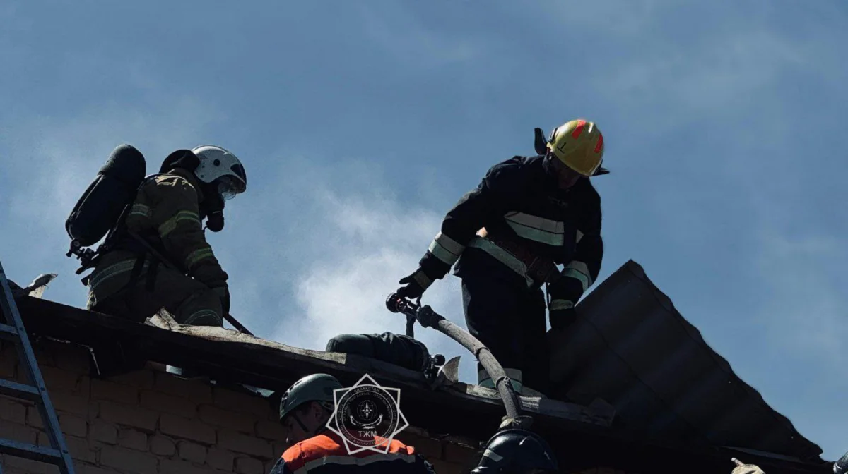 Талдықорғанда өрт сөндірушілер жойқын жарылыстың алдын алды