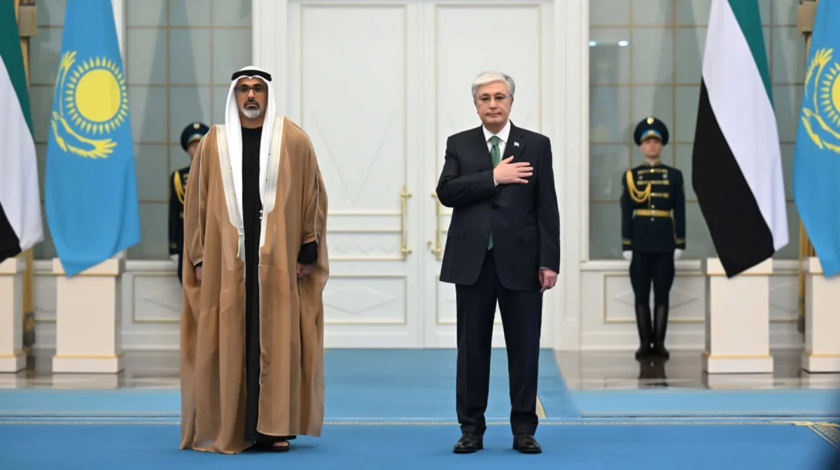 Тоқаев Ақордада Абу Дабидің тақ мұрагерін қарсы алды