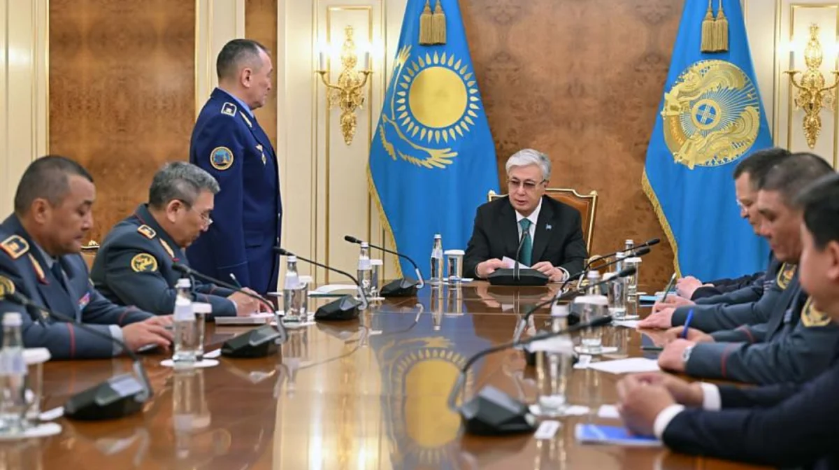Токаев провел совещание с руководством минобороны