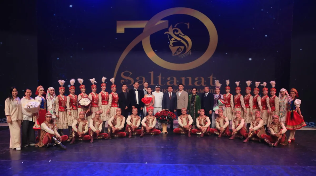  «Салтанат» би ансамбліне 70 жыл: осыған орай ұйымдастырылған би керуені  оңтүстіктен бастау алды