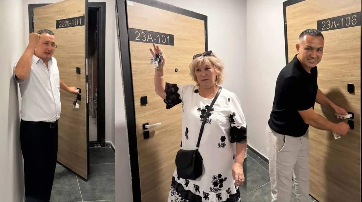 Тұрсын Алагөзовтен пәтер алғандар жаңа баспаналарына кірді