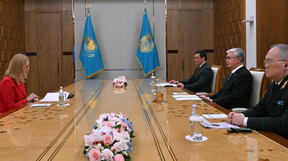 Токаев обсудил с главой «Эгмонт» борьбу с отмыванием денег