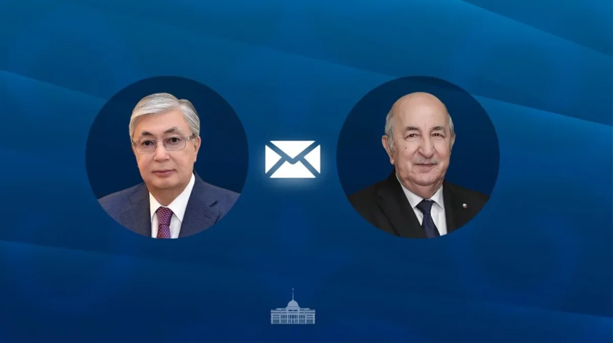Касым-Жомарт Токаев поздравил Президента Алжира с Днем независимости