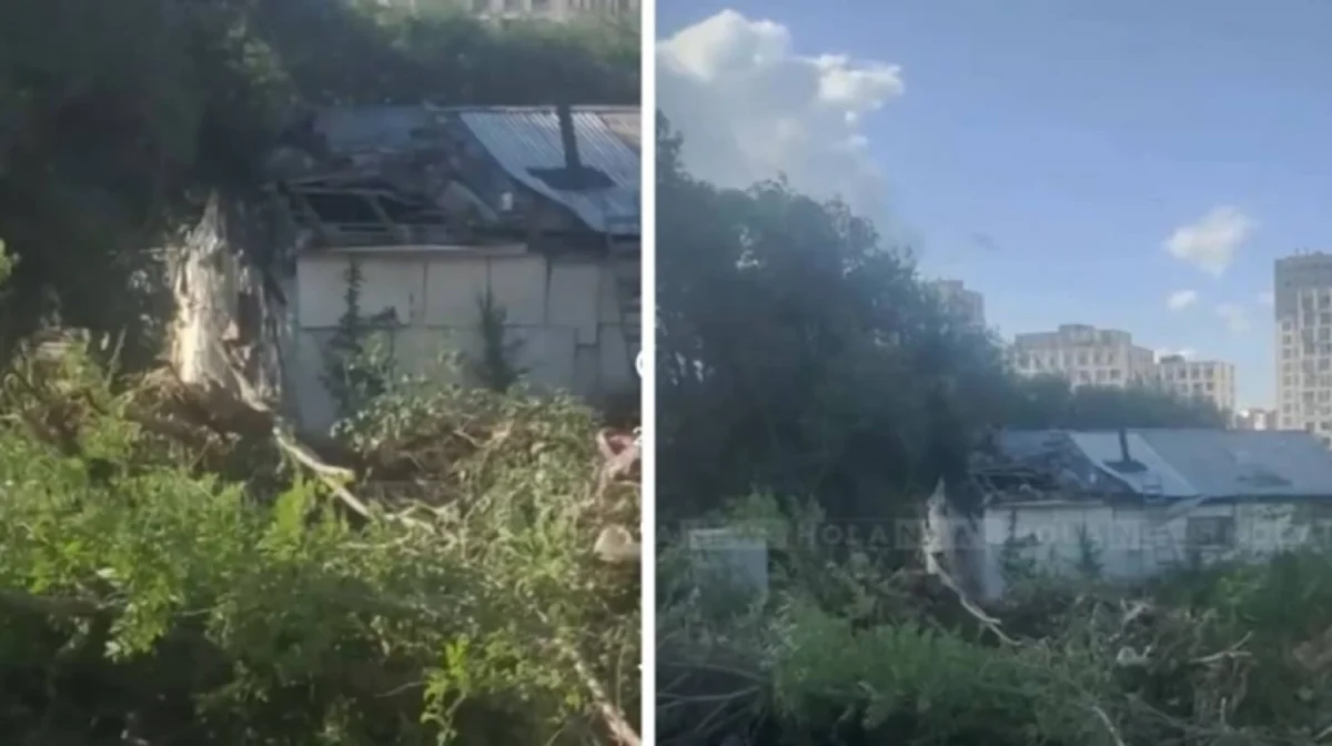 Астанада балалар ұйықтап жатқан үй сүріле бастаған (ВИДЕО)