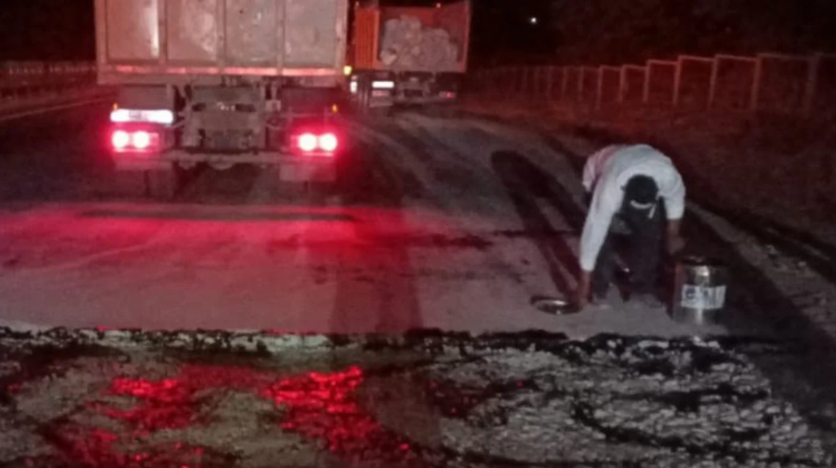 Түркістан облысында 45 градус ыстық тас жолдарды ерітіп жіберген