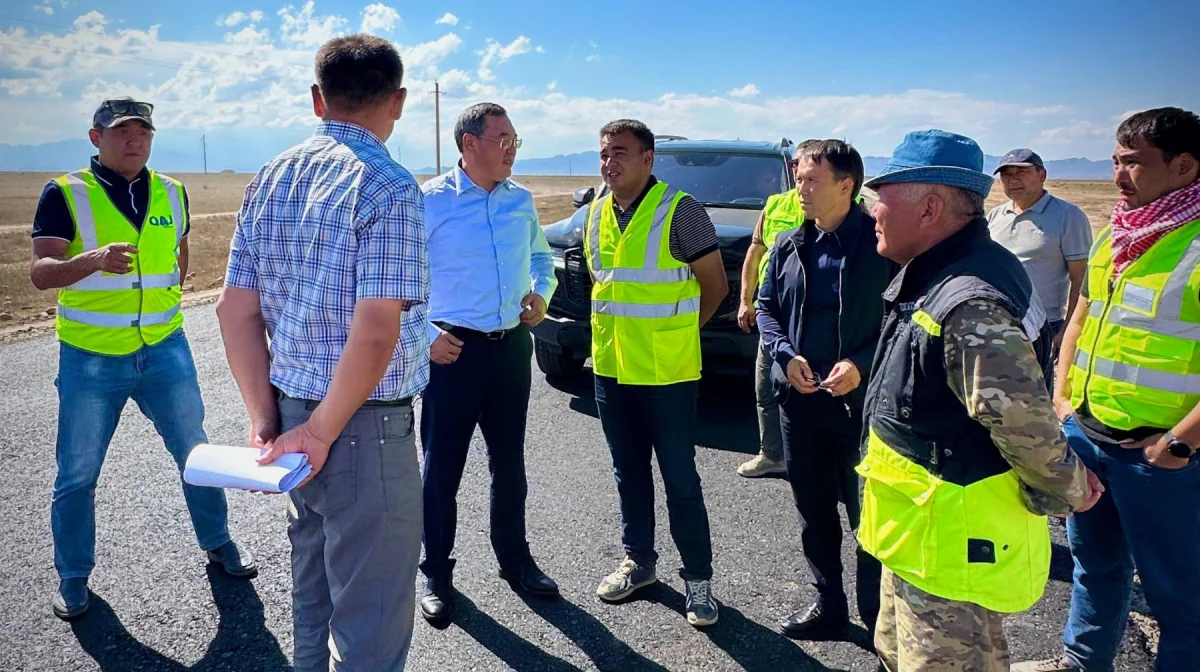 Аким Алматинской области проверил ремонт дороги «Кеген–Нарынкол»