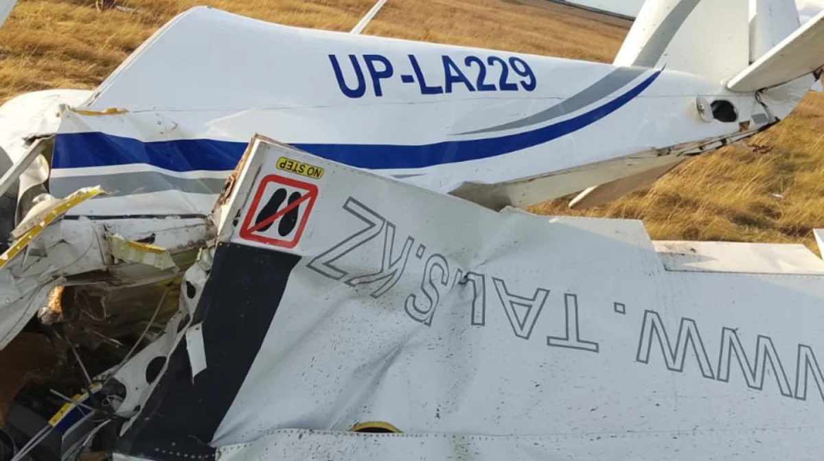 Частный самолет разбился под Астаной: начато расследование