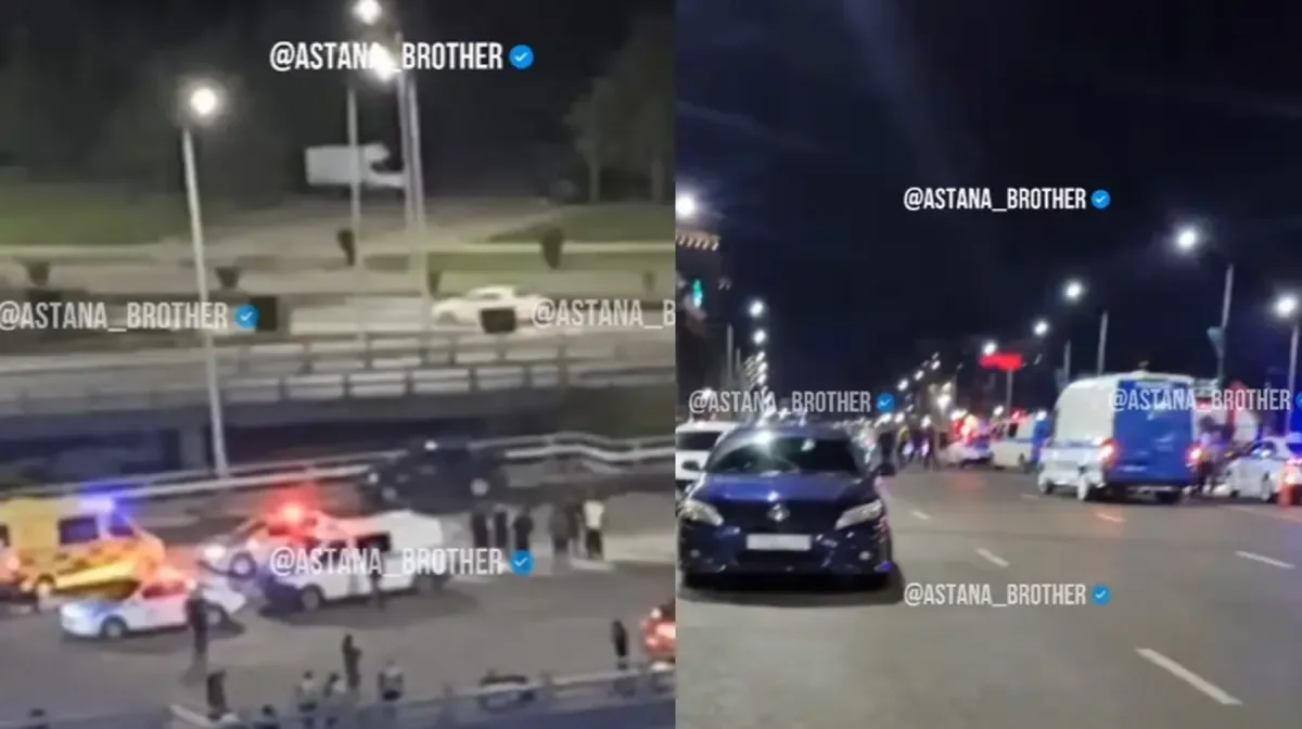 Астанада жол жөндеп жүрген жұмысшыларды көлік қағып кетті