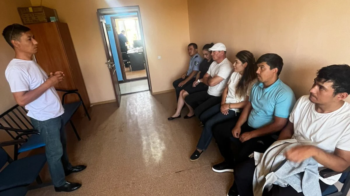 Түркістанда пробациялық есепте тұрғандарға терроризм мен экстремизм бойынша түсіндіру жұмыстары жүргізілді