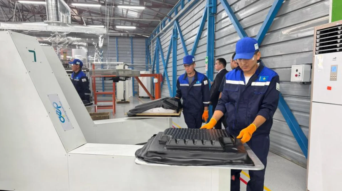 В Алматинской области открылся новый завод по производству автокомпонентов