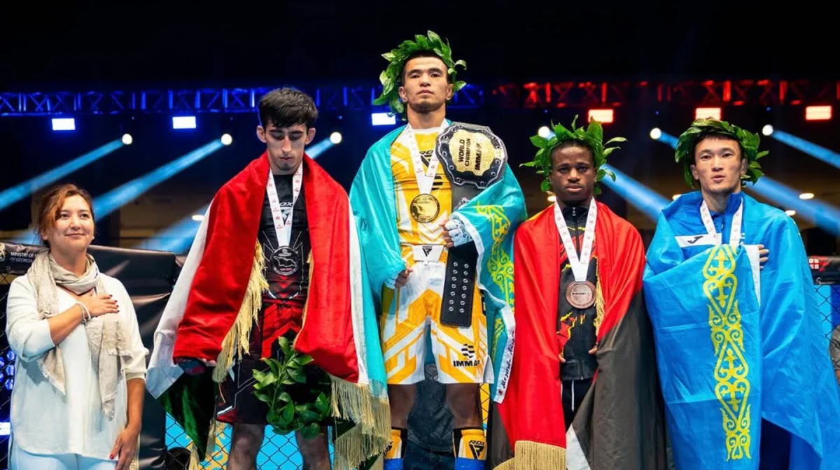 Грузиядан олжалы оралды: Ерұлан Қабдулов ММА-ден екі дүркін әлем чемпионы атанды