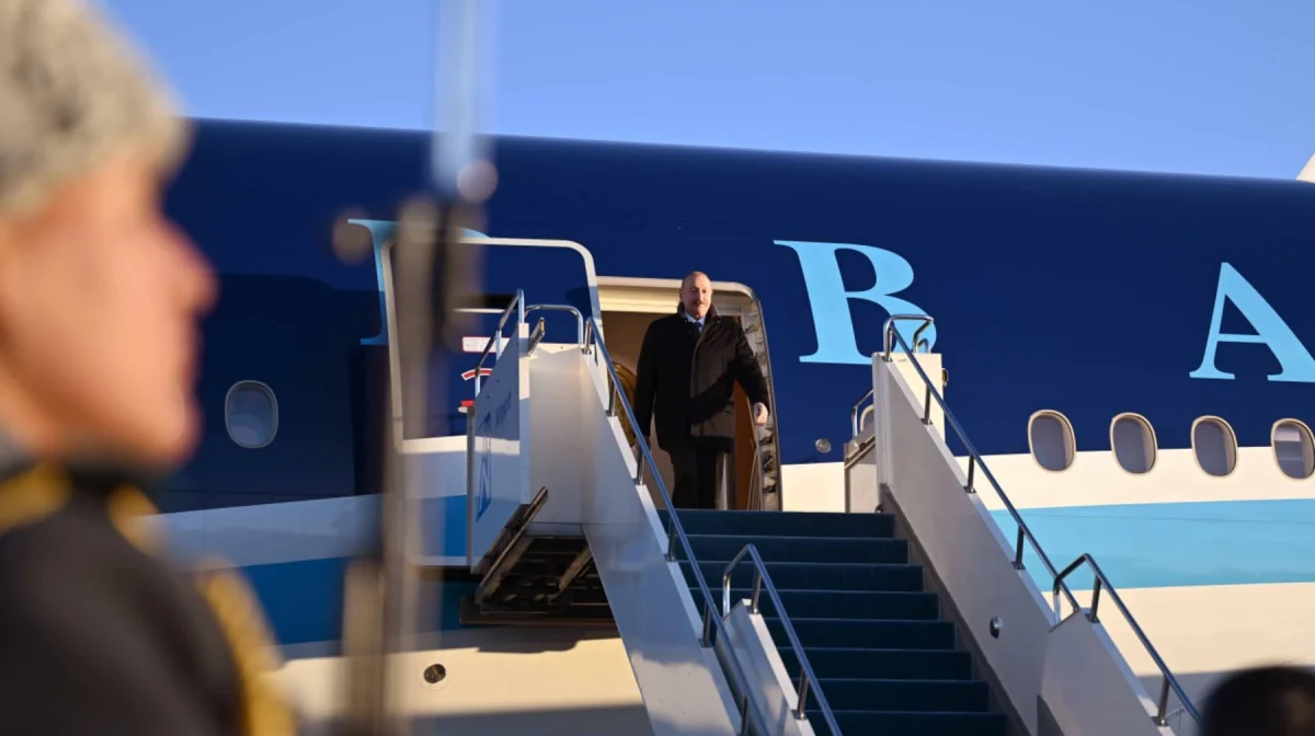 Ильхам Алиев прибыл в Казахстан