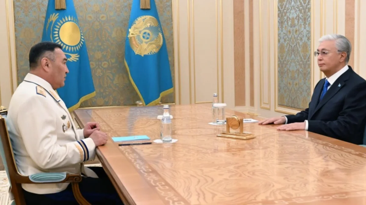 Тоқаев ҰҚК төрағасы Ермек Сағымбаевты қабылдады