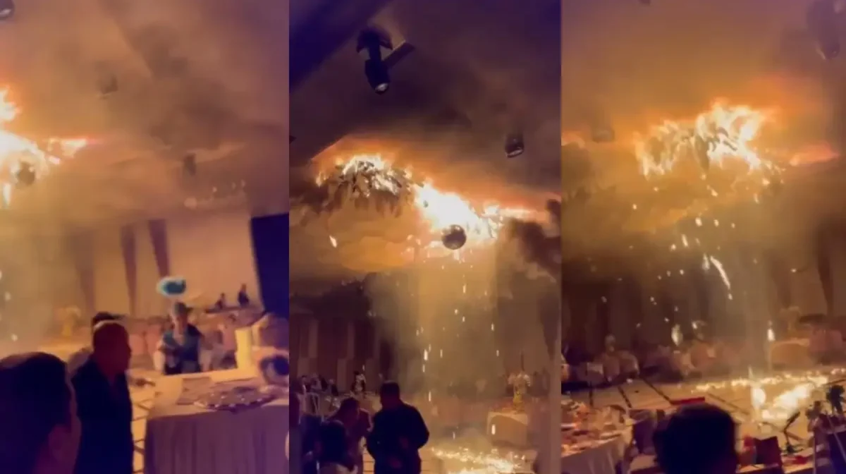 Түркістан облысында тойға келген қонақтар тірідей өртеніп кете жаздаған