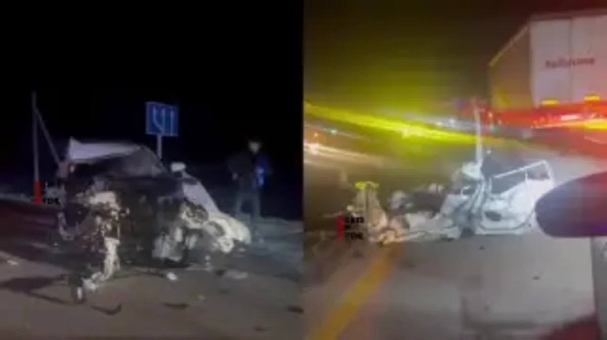 Алматы облысында жантүршігерлік жол апатынан екі адам қаза тапты