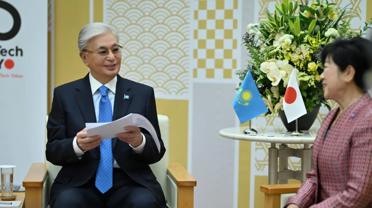 Токаев встретился с губернатором Токио