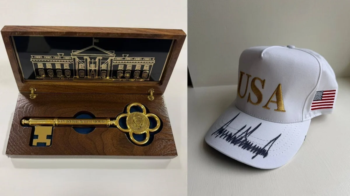 Трамп передал Токаеву ключ от Белого дома