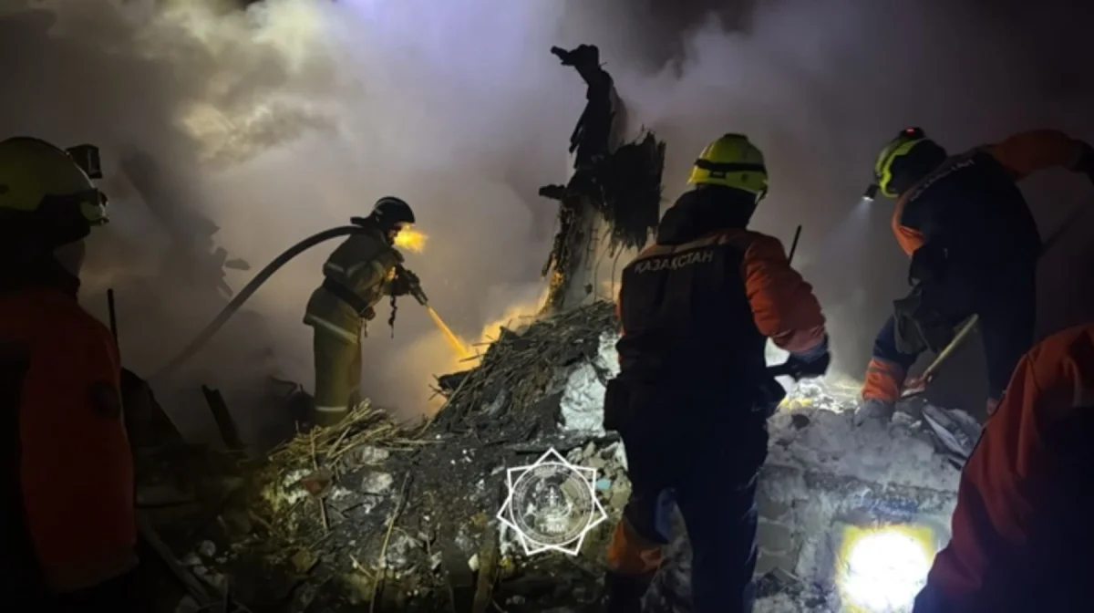 СҚО-дағы өрт: Әке мен бала көз жұмды