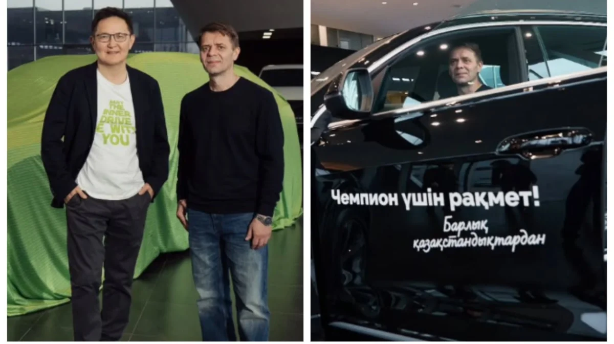 «Көз жасына ерік берді»: кәсіпкер Шайдоровтың әкесіне көлік мінгізді