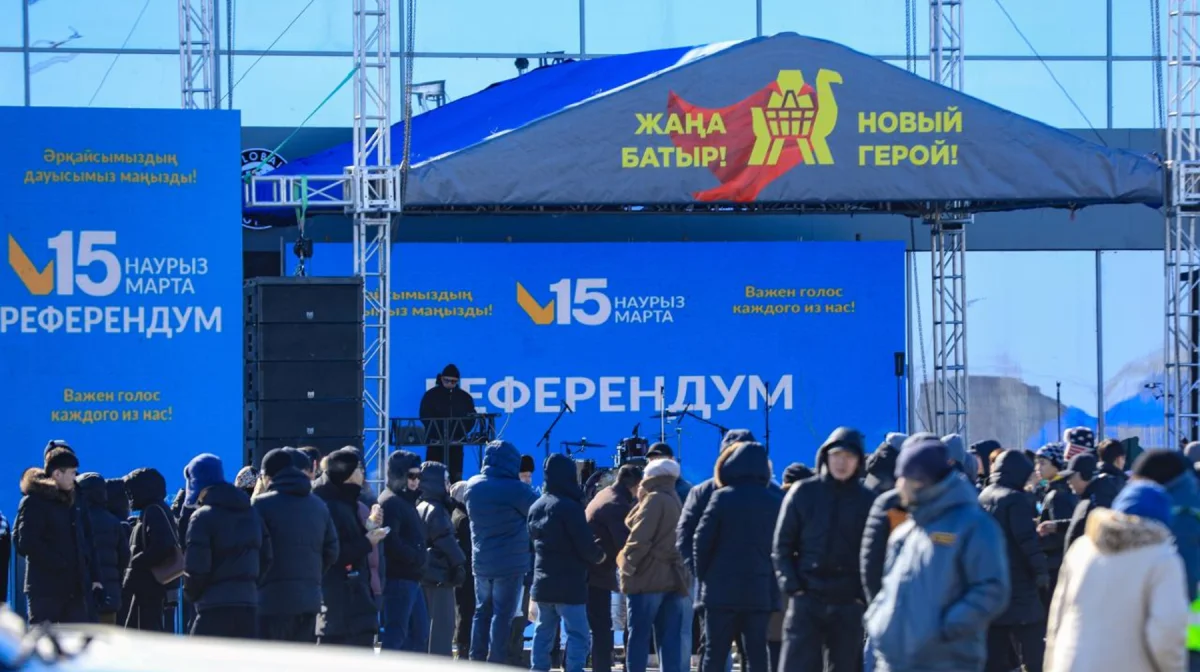 Ақтөбеде референдумды қолдауға арналған жастар фестивалі өтті