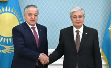 Тоқаев Тәжікстанның сыртқы істер министрін қабылдады