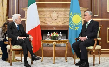 Тоқаев Италия президенті Серджо Маттарелламен кездесті