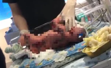 Семейде жаңа туған нәресте перзентханада оңбай күйіп қалды