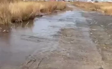 Қостанай облысында республикалық маңызы бар жолды су басты