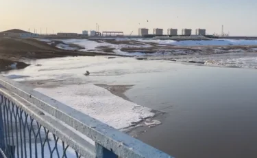 Ақтөбе облысында айналма жолды су басты