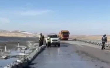 Павлодар облысында республикалық маңызы бар жолды су басты