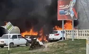 Мощный взрыв на АЗС в Туркестанской области: три человека погибли