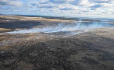 1200 гектар: Абай облысында алапат өрт болды
