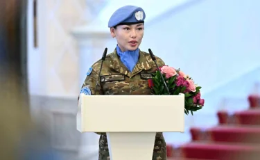 БҰҰ бітімгерлік миссиясы: бір топ әскери қызметкер марапатталды