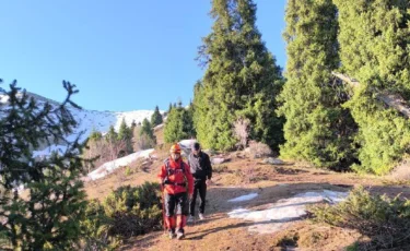 Алматыда екі турист тауда адасып кеткен