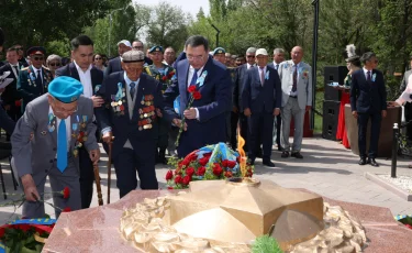 Алматы облысында соғыс ардагерлеріне ерекше құрмет көрсетілді