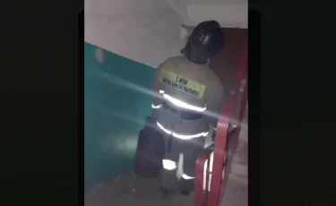 Қарағанды облысында өрттен ер адам құтқарылды