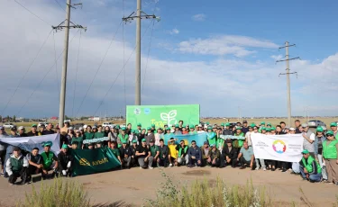 «Ауыл» партиясы «Таза Қазақстан» акциясына қолдау көрсетті