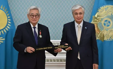 Тоқаев таеквондодан тоғызыншы дан қара белбеуін алды