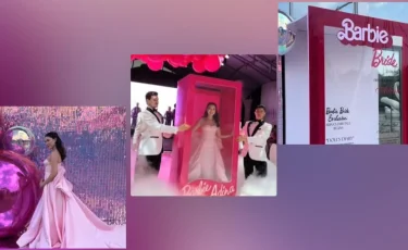 Ұзату тойында Барби қуыршақ кейпіне енген қалыңдықтың видеосы тарады