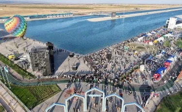 Түркістанда тарихи оқиға - Орта Азияда теңдесі жоқ «Ескек есу» арнасы ашылды