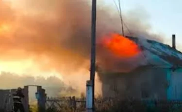 Солтүстік Қазақстанда үш адам тірідей жанып кетті